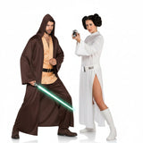 Déguisements Qui-Gon Jinn et Princesse Leia 
