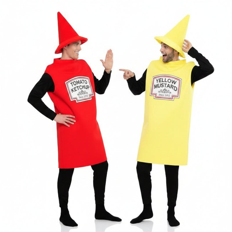 Déguisements Ketchup et Moutarde 