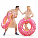 Couple Girafe Roi et Lapili mange-moi le donut