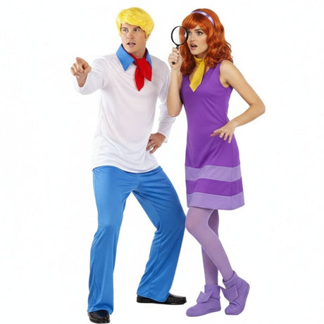 Déguisements Fred Jones et Daphné de Scooby-Doo