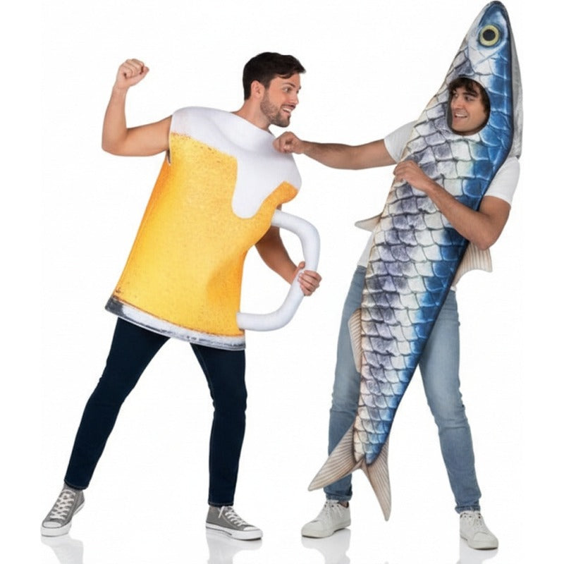 Déguisements Chope de Bière et Sardine