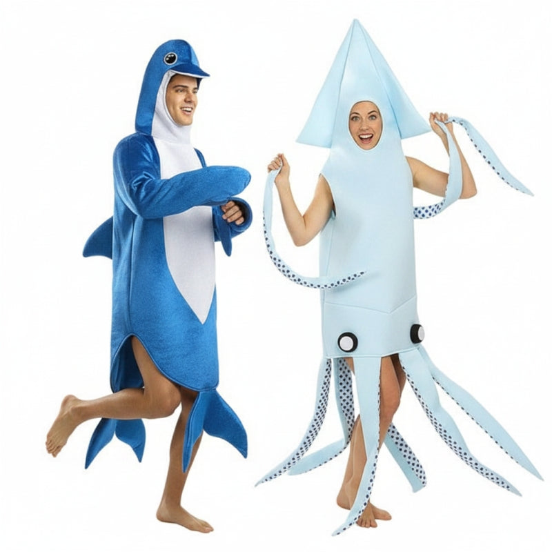 Déguisements Dauphin et Calmar