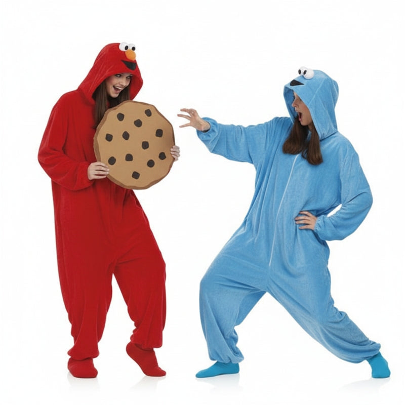 Déguisements Elmo et Cookie Monster