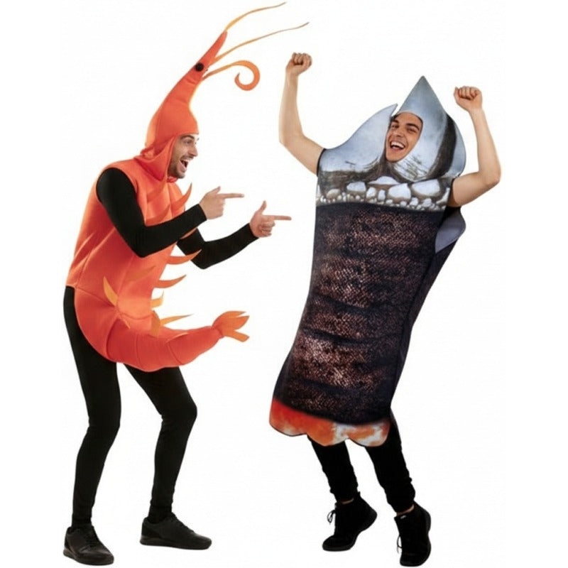 Déguisements Pousse-pied Galicien et Crevette de Huelva