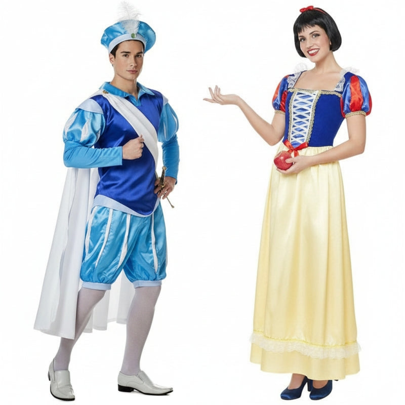 Déguisements Prince charmant et Blanche-neige