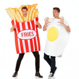 Déguisements Oeuf frit et frites