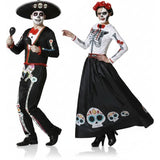 Déguisements Squelettes mexicains de la fête des morts