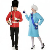Déguisements Garde royale anglaise et Reine Elizabeth II