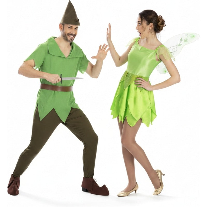 Déguisement Peter Pan Pour Enfant – Tunique Verte + Pantalon + Chapeau – Taille 4-11 Ans, Lito Angels