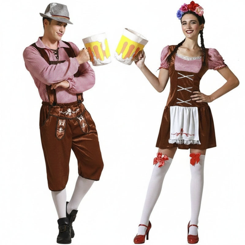Déguisements Tyroliens Oktoberfest marron
