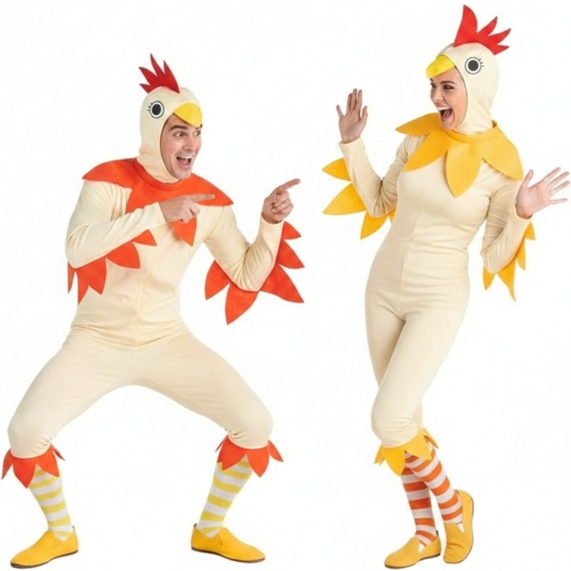 Déguisements Coq et poule de luxe