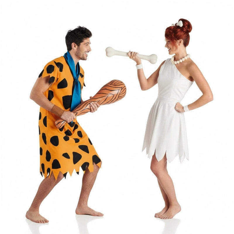 Déguisements Fred et Wilma deluxe