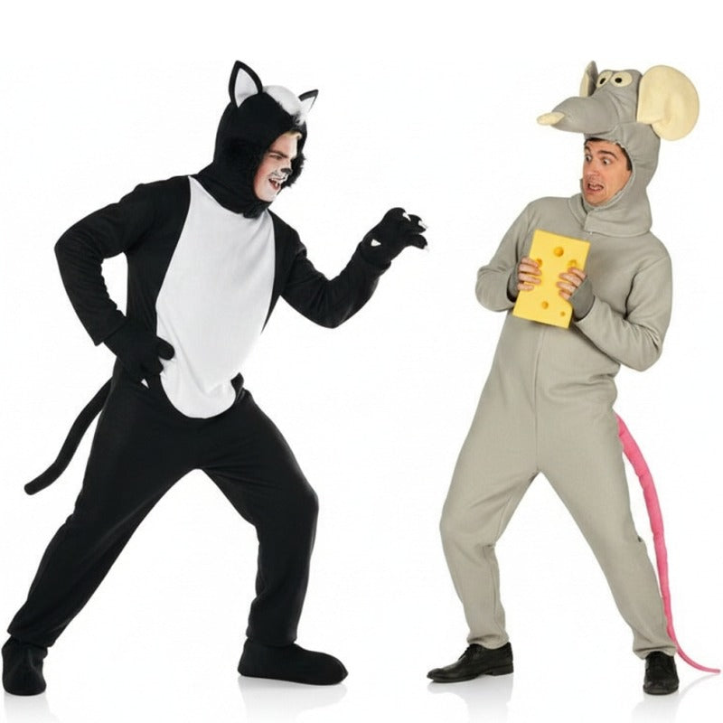 Déguisements chat et rat
