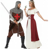 Déguisements Chevalier et dame médiévaux