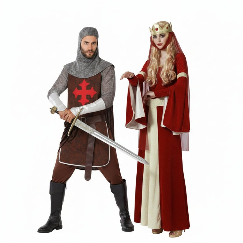 Déguisements Chevalier médiéval et princesse