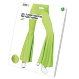 Pantalón de disfraz Acampanado Verde para mujer Packaging