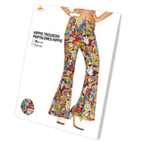 Pantalón de disfraz Hippie Peace para mujer Packaging