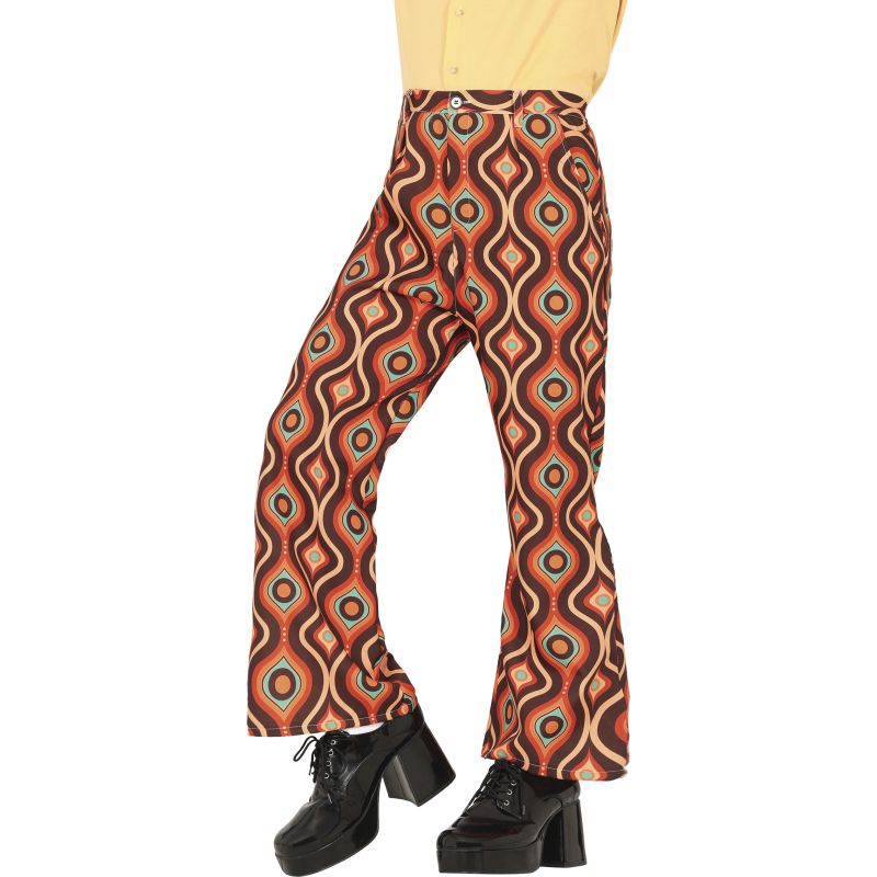 Pantalón de disfraz Psicodélico Años 70 para hombre