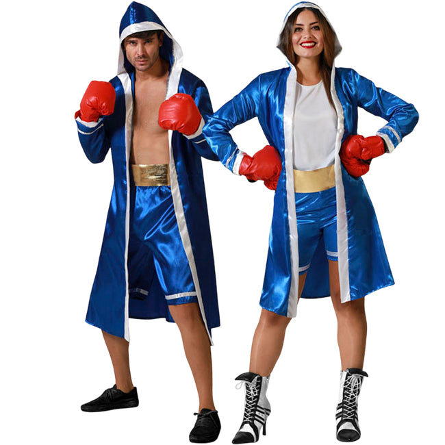 Boxeadores Azules para disfrazarte en pareja