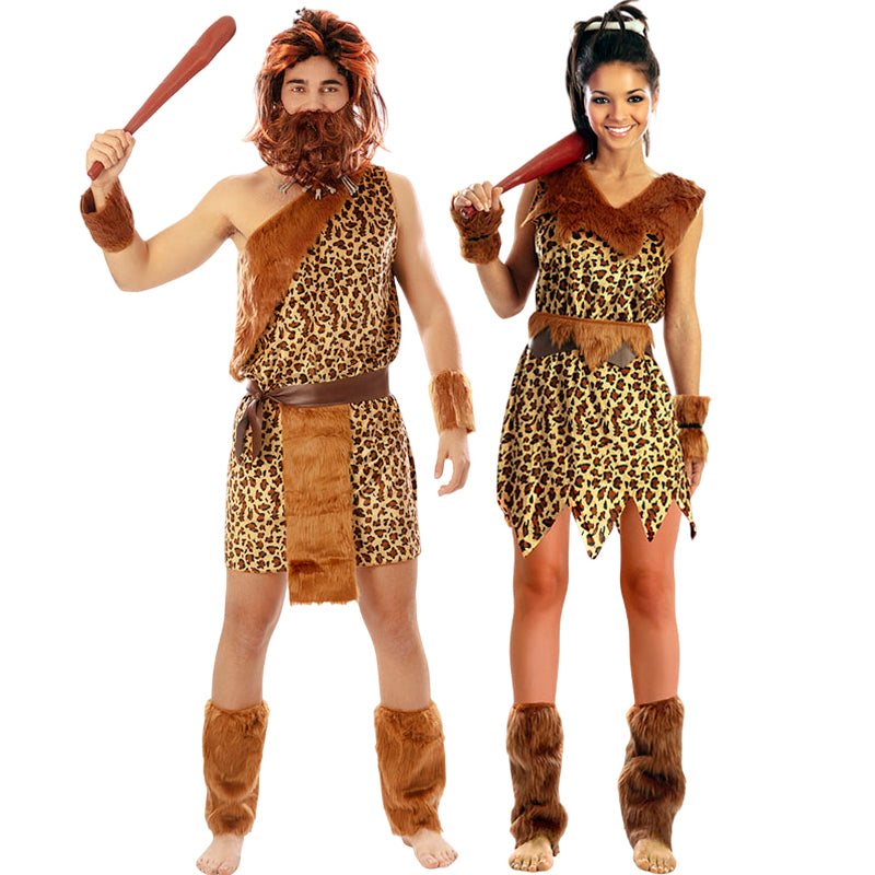 Cavernícolas Neandertales para disfrazarte en pareja