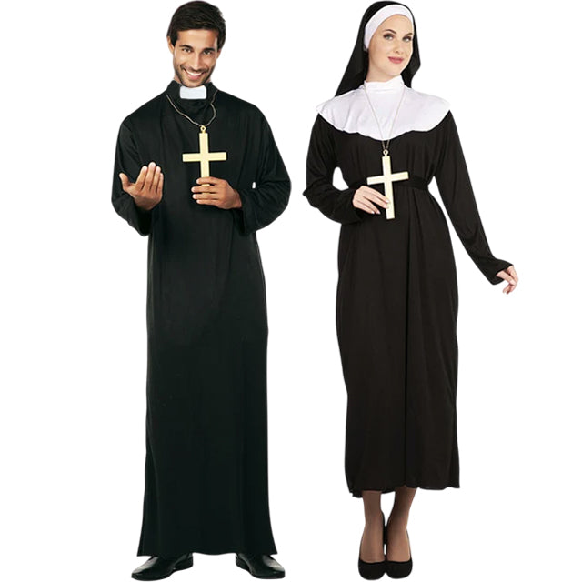 Pareja Cura y Monja