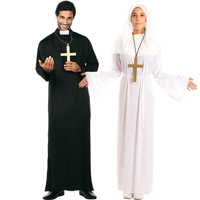 Cura y Monja Novicia para disfrazarte en pareja