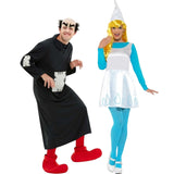 Pareja de Gargamel y Pitufina