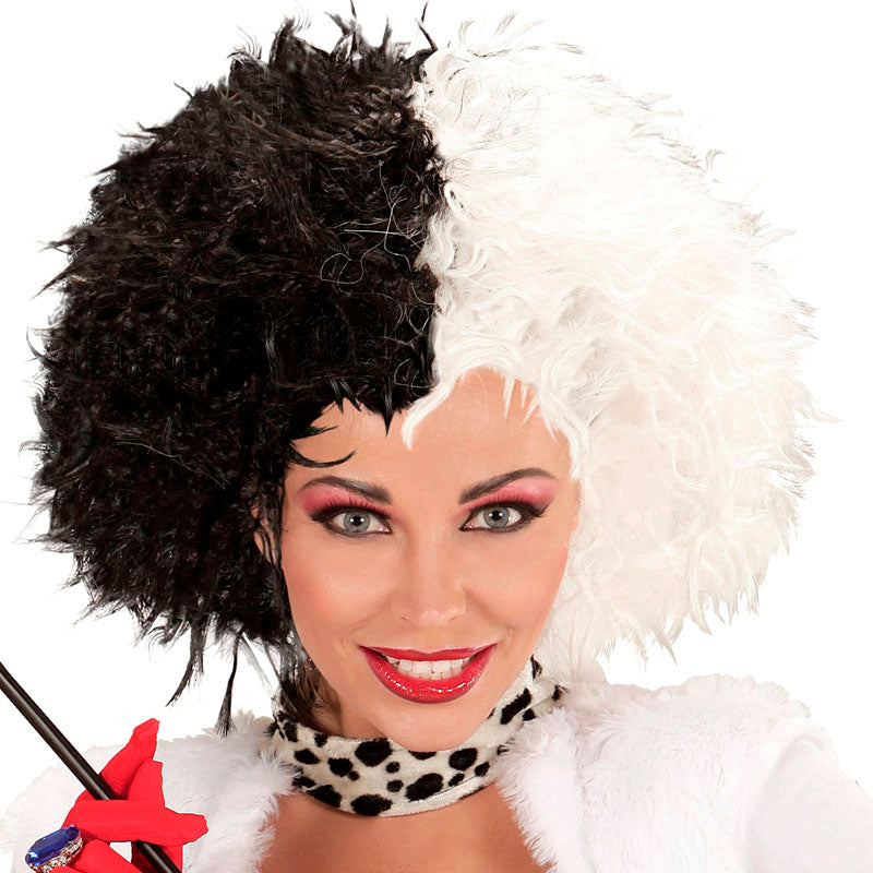 Peluca Cruella de Vil 101 Dálmatas