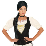 Peluca Medieval Trenza Morena