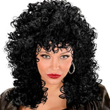 Peluca Rizada negra Eleonore Grease
