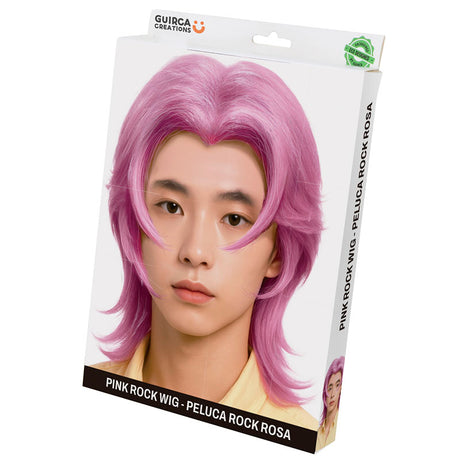 Peluca Rock Pink Packaging