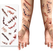 Tatuaje cicatrices con puntos