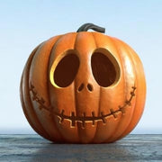 Calabazas y calderos para la decoración de Halloween
