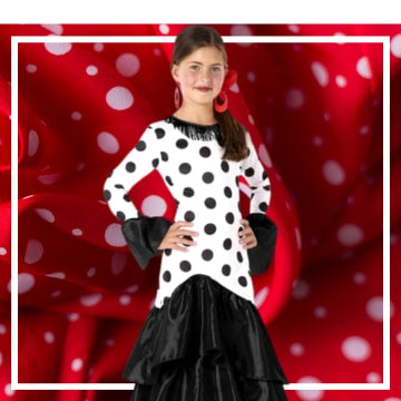 Costumes de sévillanes pour filles