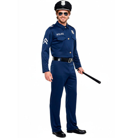 Disfraz de Agente de la Policía para hombre Bis