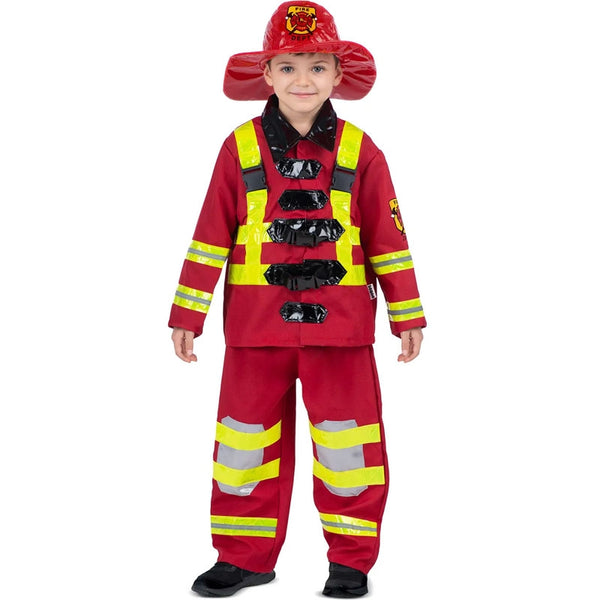 Déguisement pompier noir garçon : Deguise-toi, achat de Déguisements enfants