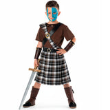 Disfraz de Braveheart para niño Bis
