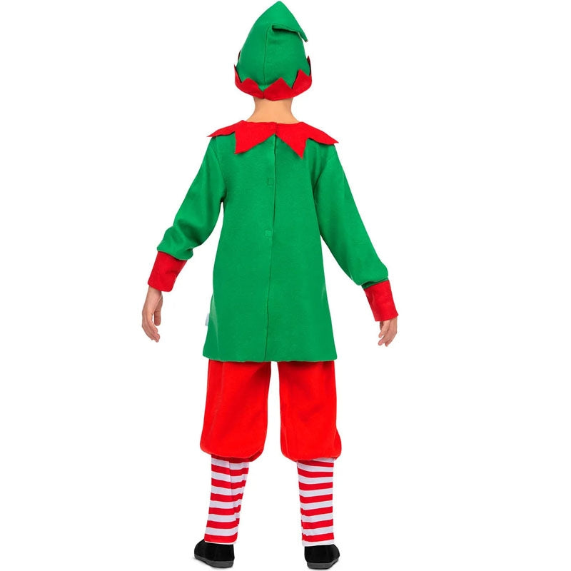 Déguisement Lutin De Noël Enfant - Costume Elfe Vert Pour Garçon/fille, Fêtes Et Carnaval