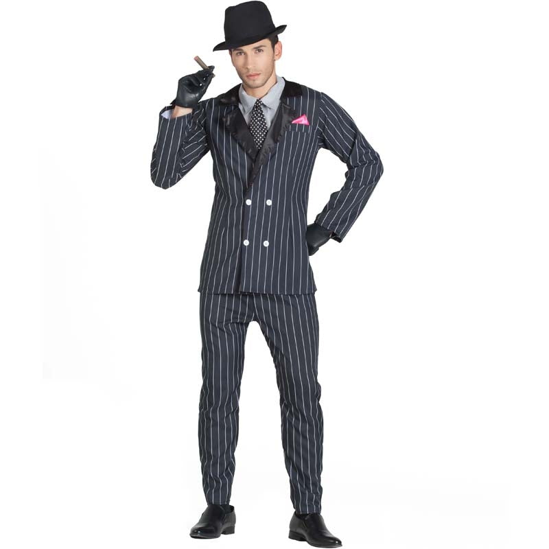 Peaky Blinder Suit Vetement Année 20 Homme Black And White