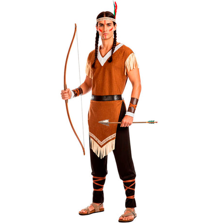 Disfraz de Indio Mohicano para hombre Bis