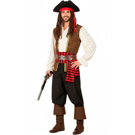 Disfraz de Pirata Alta mar para hombre Bis