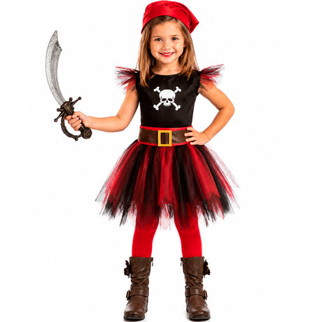 Disfraz de Pirata con tutú para niña Bis