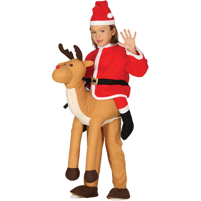 Déguisement Porte Moi Renne Père Noël pour Enfant