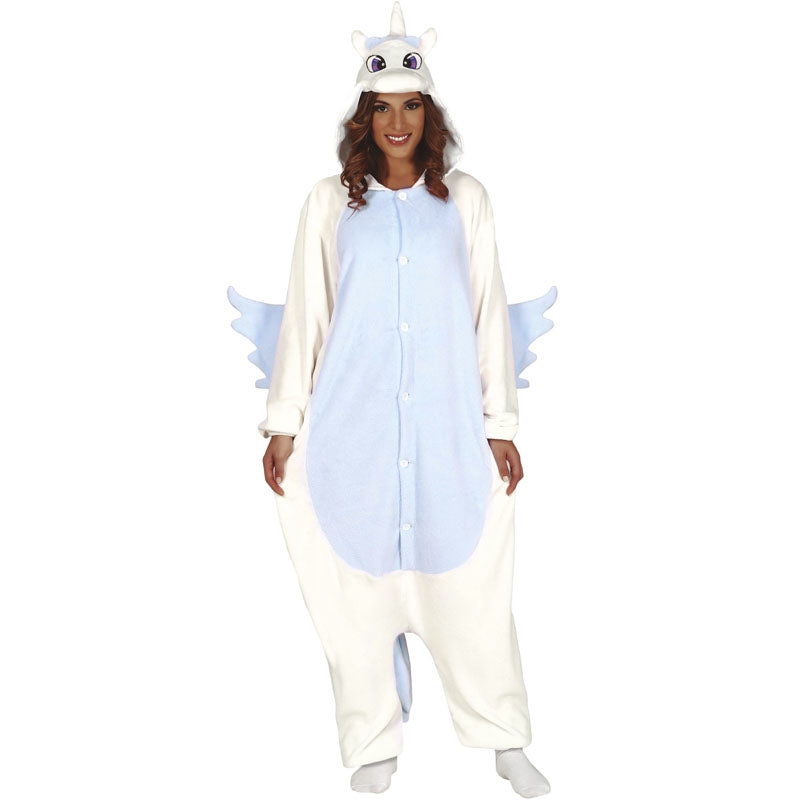 Déguisement Licorne Bleu kigurumi adulte Pyjamas onesie en ligne