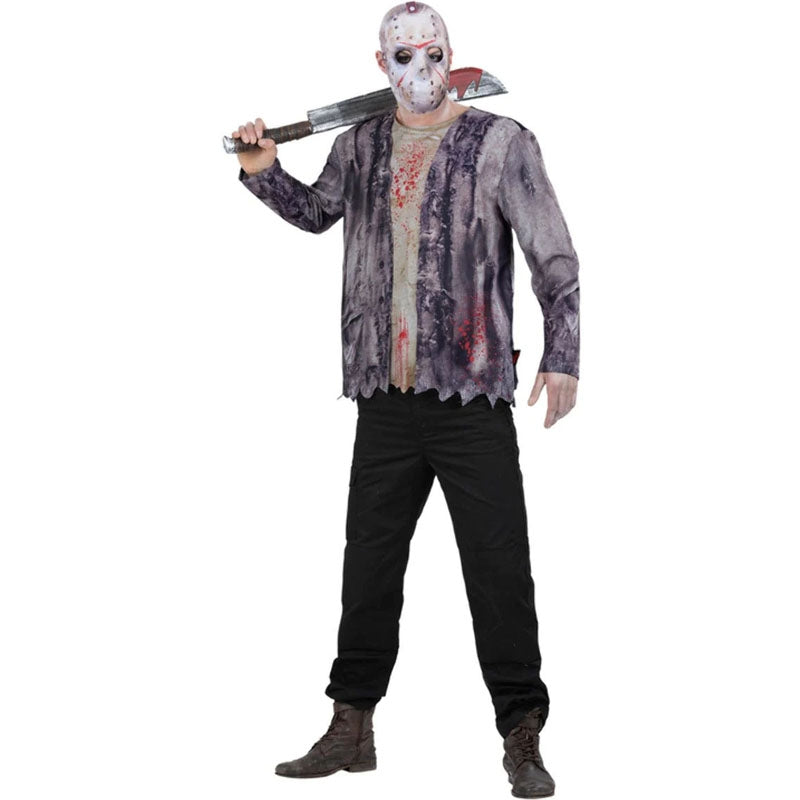 Masque Jason Vendredi 13 Officiel - Accessoire Terreur Pour Adulte, Halloween/Carnaval
