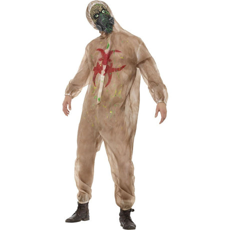 ZZ DISFRAZZES Zombie Déguisement d'élève zombie pour homme avec couteau Taille L ZZ DISFRAZZES Zombie Déguisement d'élève zombie pour homme avec couteau Taille L