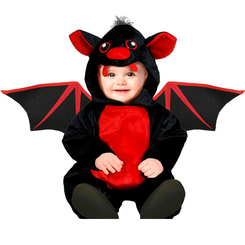 MNSWR Combinaison Short De Soirée Infantile Garçons Filles Halloween À Manches Longues Barboteuse Dessin Animé Imprime Cosplay Costume À Capuche Combinaison 0-3 Mois