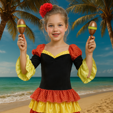 Costumes des Caraïbes et Rumberas pour filles