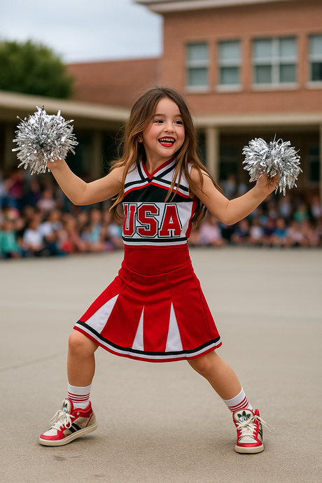 Déguisement Cheerleader USA enfant