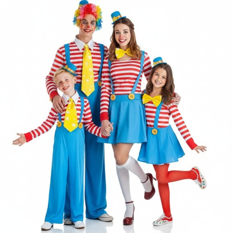 Groupe Clowns avec bretelles